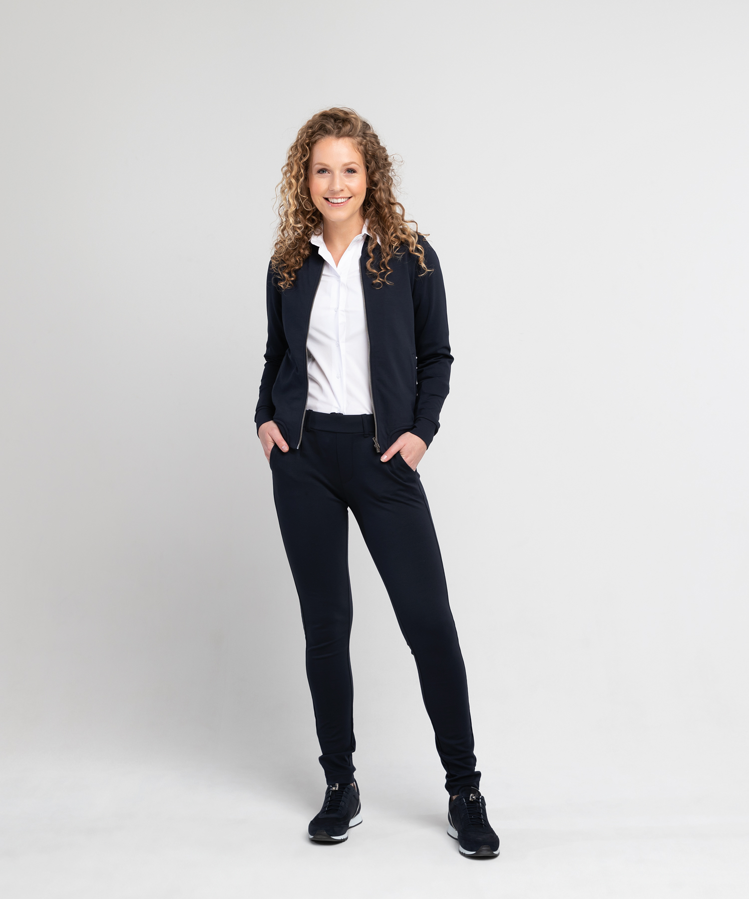 Dames bombervest Bursa (navy) 2.0